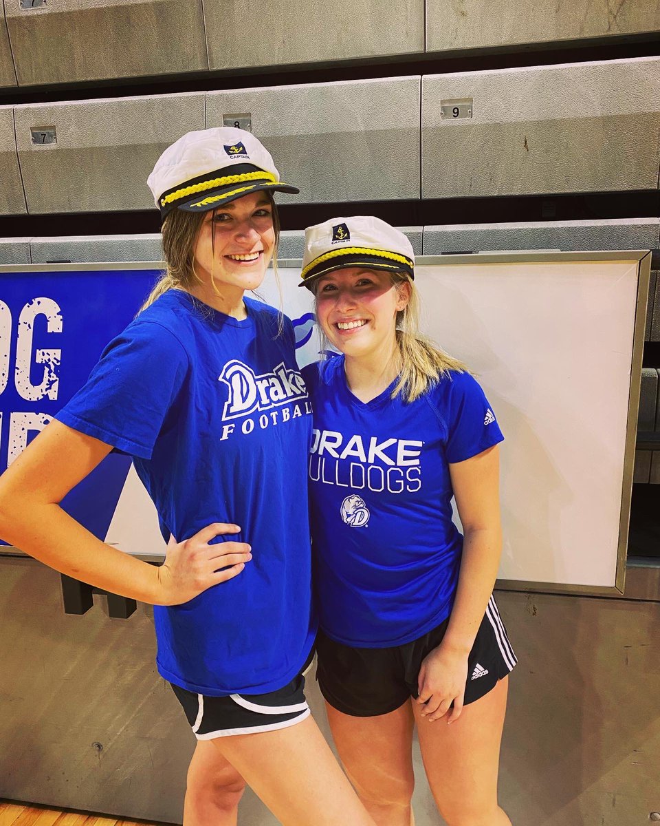 DrakeUCheer's tweet photo. We’re ready to set sail! Congrats @jillian.hood  and @jordynconard  for making 2021-2022 captains! #ducheer #bulldogs #captains 🐾📣 https://t.co/aMPk53MPXW