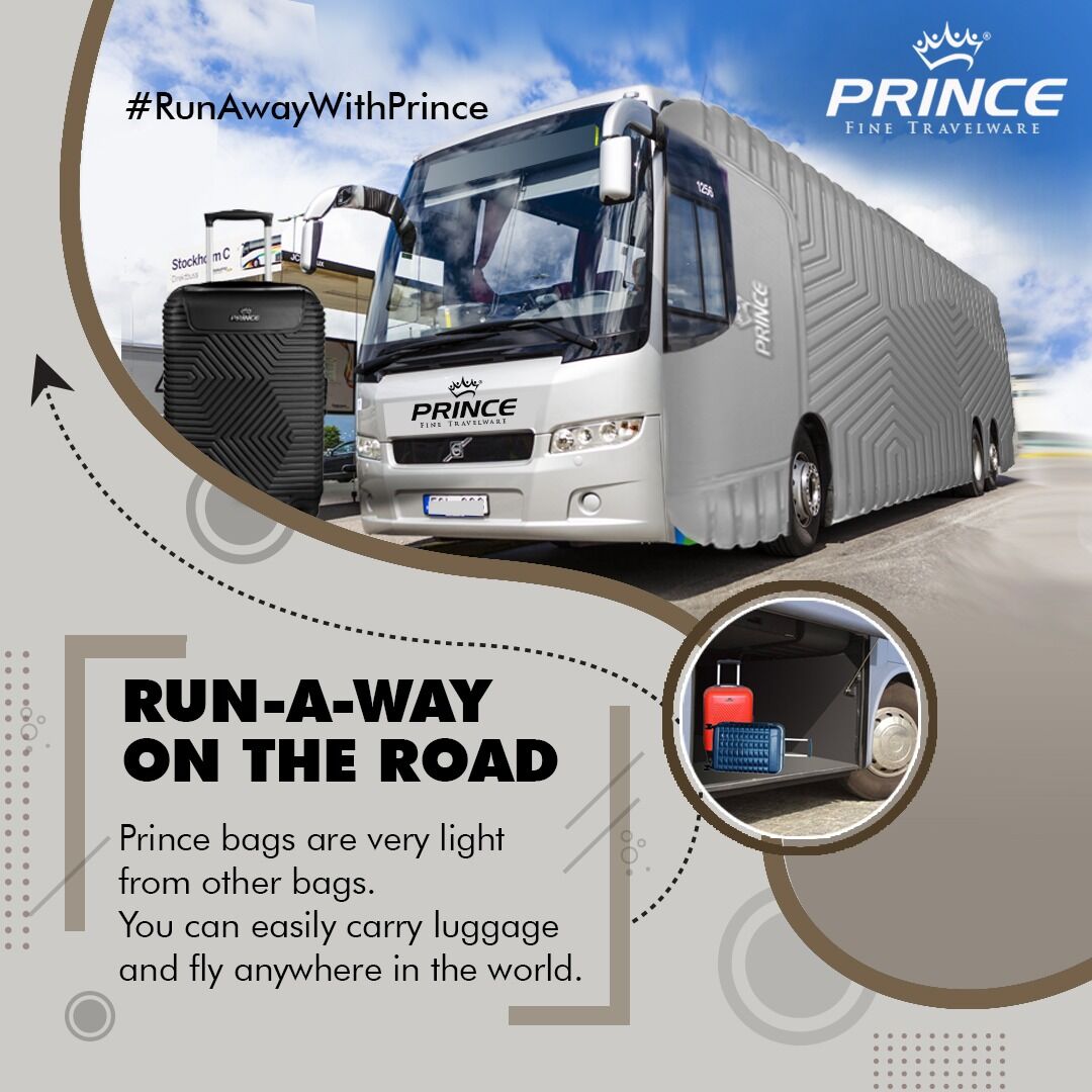PrinceTravelbag's tweet photo. #RunAwayWithPrince
As bus easily carried passengers, Similarly, Prince travel bags are very durable and you can carry the luggage with joy.
.
.
#travelbag #luggage #princetravelbag #princetravelware #princetrolleybags #madeinIndia #travelindia https://t.co/1hwUt2z3jX