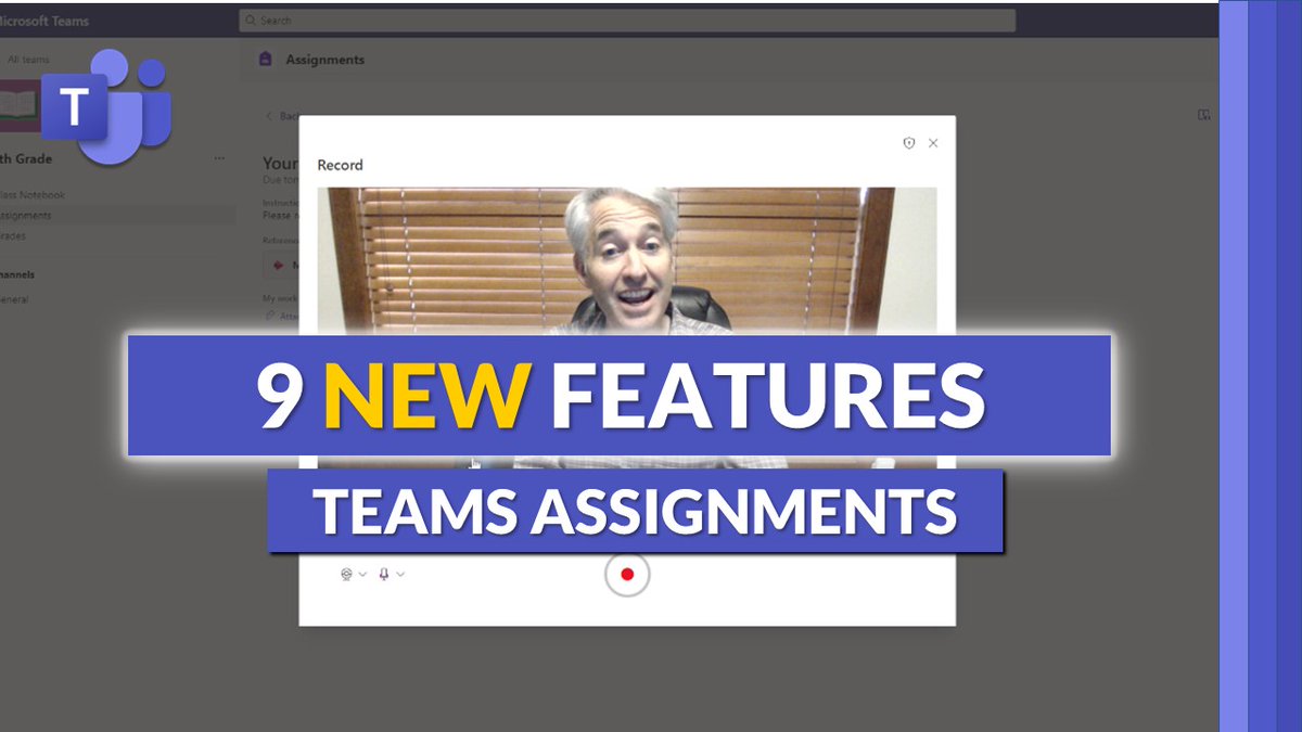 mtholfsen's tweet photo. A tutorial video on 9 NEW features for #MicrosoftTeams Assignments 🚀 Tons of great updates including:

📽️ Video Assignments
✍️ Whiteboard Assignments
🎓 #EdTech app integration
📖 Reading Progress
➕ Lots more

YouTube 📺 https://t.co/ZPbStql884

 #MIEExpert #MicrosoftEDU https://t.co/H9BbBnLnGr