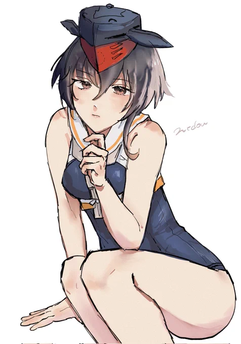 #艦これ版深夜の真剣お絵描き60分一本勝負
#艦これ版真剣お絵描き60分一本勝負_20211130

ヒトミちゃん 