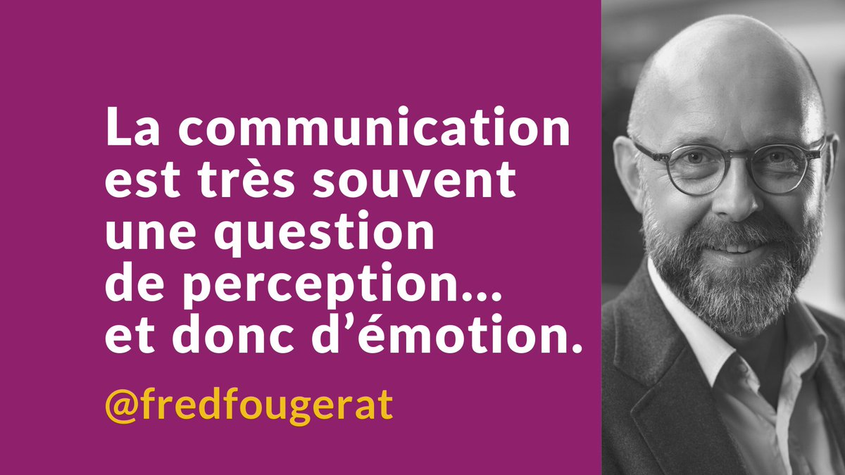 fredfougerat's tweet photo. La #communication est très souvent une question de perception. La réalité ou les faits comptent peu par rapport à l’émotion. C’est notamment le cas en #ComPol et #ComPublique.
#LaComEstUnMetier https://t.co/SrqE4VHF55