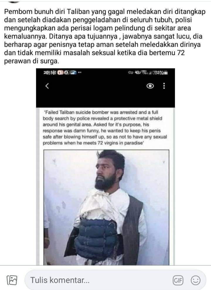 RakyatBerbisik's tweet photo. UTEKMU DROOOONNNN,,,,
.
.
Kalo mau utuh,pas meledakkan diri di copot aja dlu taruh rumah ,pasti aman.
.

🤣🤣🤣🤣🤣 https://t.co/yZ0z08mR7z