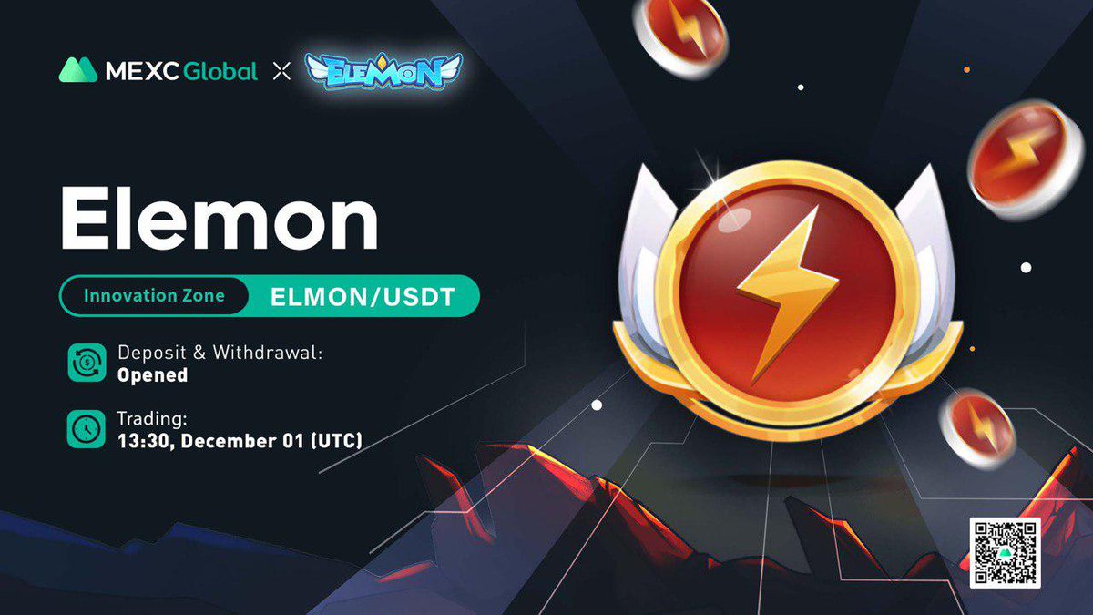 ElemonGame's tweet photo. 🔥 SPOTLIGHT OF THE DAY - MEXC LISTING 🔥
 
🙌Whazzup, Elemonians!
 
💥Elemon would like to inform that $ELMON will be officially listed on @MEXC_Global ON 1:30 PM (UTC) DECEMBER 1, 2021 after reaching the most favorable negotiation agreements for Elemon's investors. https://t.co/jR6ypKfocr