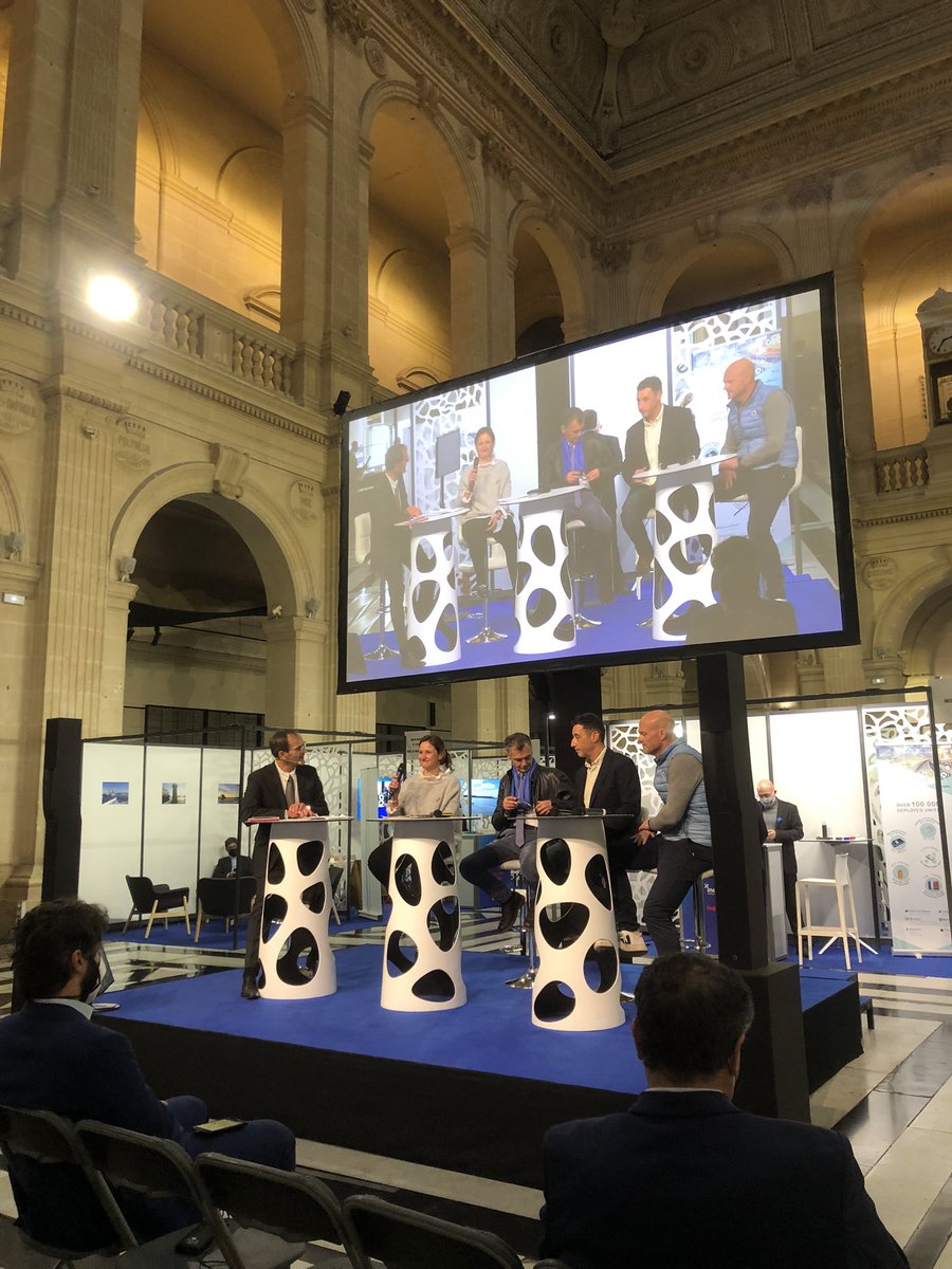 smartportinmed's tweet photo. C’est reparti !! Au tour de la table ronde « une empreinte environnementale maîtrisée et une offre de services améliorée» @EDF_RegionSud @EDFofficiel @HammersonFR #SmartPortDay https://t.co/pBnQZs8l8q