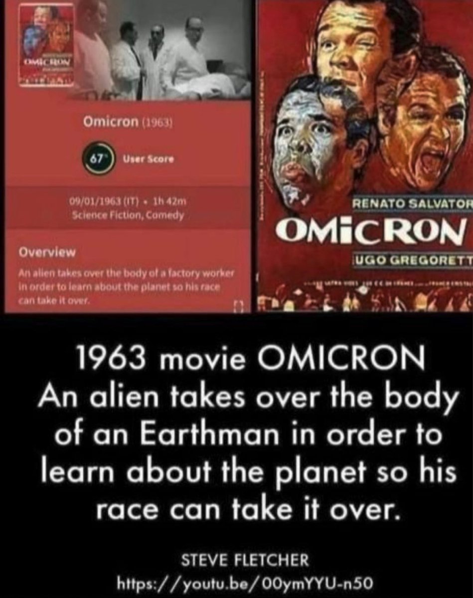 anandmahindra's tweet photo. And after my last tweet, a school buddy sent me this nugget of trivia—someone already beat me to writing a script titled Omicron 😊 https://t.co/m0Pnktxt98