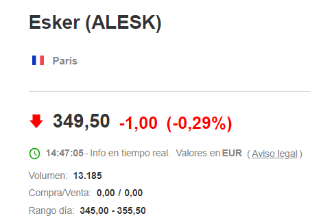 josebamortalena's tweet photo. Ahí siguen nuestras amigas #Esker #Vitecsoftware #Nordicsemiconductor haciéndolo muy bien pese a estar "caras"
Las hemos comentado varias veces por aquí, pero ¿quereís un vídeo TOP 10 acciones EUROPEAS en el canal de Youtube Planeta Bolsa? @BolsaPlaneta
Os leo en comentarios https://t.co/sbW95WOT9T