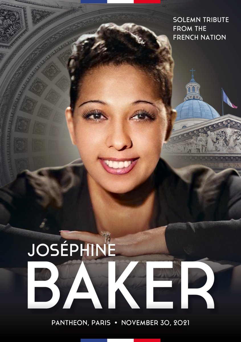 Today, Josephine Baker is honored at the Panthéon. To the Civil Rights activist, Résistance agent and performer, France is so grateful to be one of your deux amours.