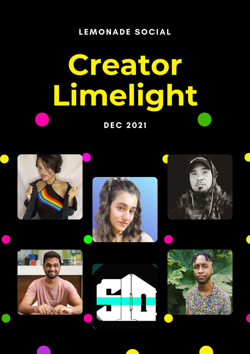 cryptokwueene's tweet photo. Weekly creator hangouts hosted by @heretotrack exclusively on @_lemonadesocial
⭐ Featured NFT creators for December 2021: @CosmoZach1 @simplysiddhant @LogiKIL860 @MuskanRaina97 @RendersSid 
Tune into the world of masterclass, real talk, fireside chats &amp; limited edition NFT drops https://t.co/6pbcSLXl9H