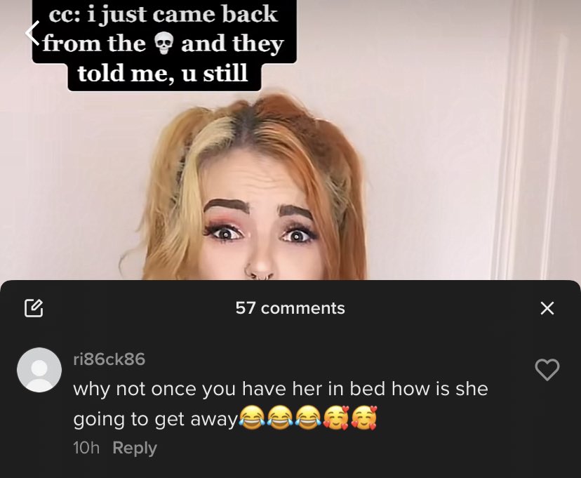 tw: ableism, sexual assault

this comment has shaken me. this was on a video about dating in a wheelchair. 

disabled people are at more risk of experiencing sexual assault, so a comment as violent as this on a public platform just shows how deep ableism and misogyny still run