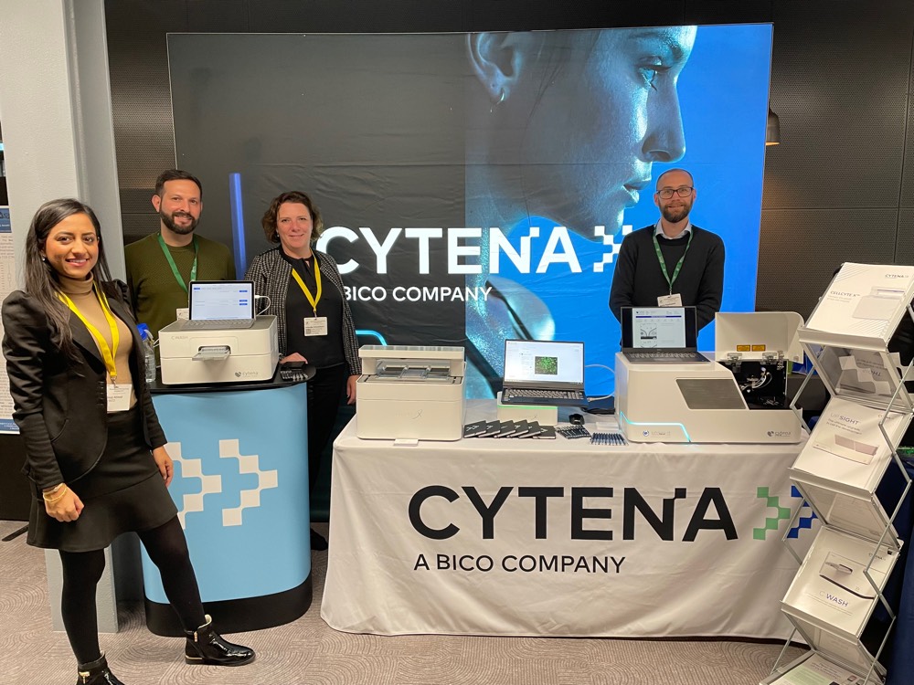 cytena's tweet photo. Our booth is fully set up and we can’t wait to meet you today and tomorrow at @ELRIG_UKUK’s Pharmaceutical Flow #Cytometry & #Imaging event in Manchester, UK! Come see us at CYTENA Booth A3.
#biotechnology #cellcytex #cwash #upsight https://t.co/QQzLLT4IZ2