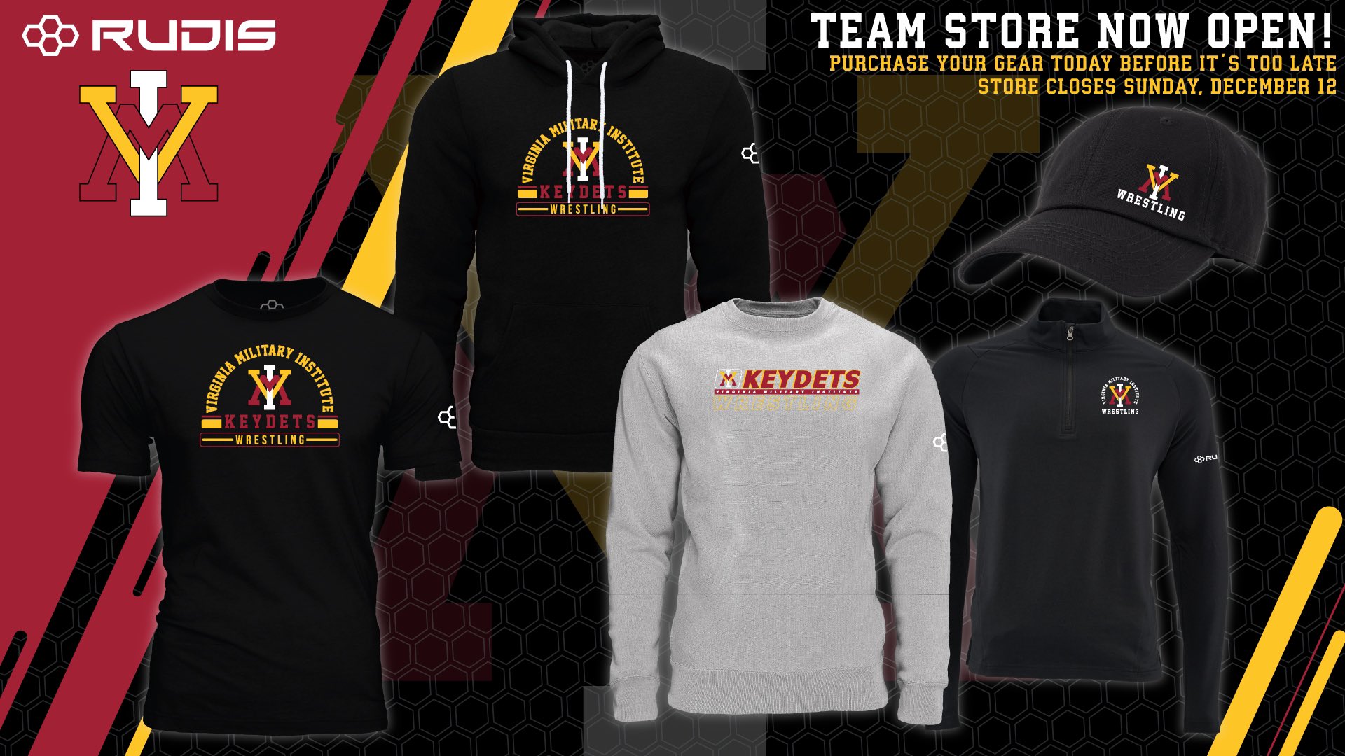 Vmi Wrestling On Twitter: Vmi Wrestling Gear Now On @The_rudis Team Store  Will Remain Open Until December 12. Https://T.co/Hrudoarblz  Https://T.co/Q0n23gcx7x / Twitter