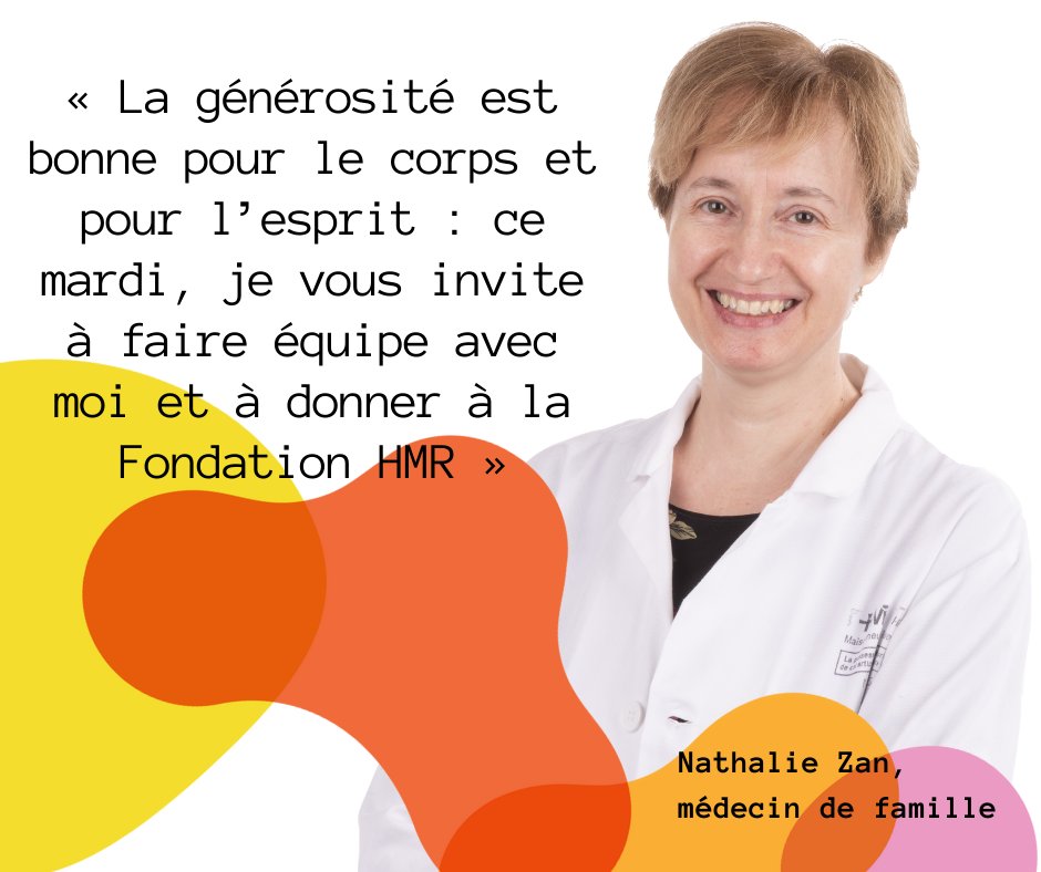 #MardiJeDonne | En cette journée de la générosité célébrée partout dans le monde, la Fondation HMR est fière d’annoncer que Dre Nathalie Zan se joint à elle à titre d’ambassadrice du Fonds #Toussolidaires. #GivingTuesday  fondationhmr.ca/fr/mardi-je-do…