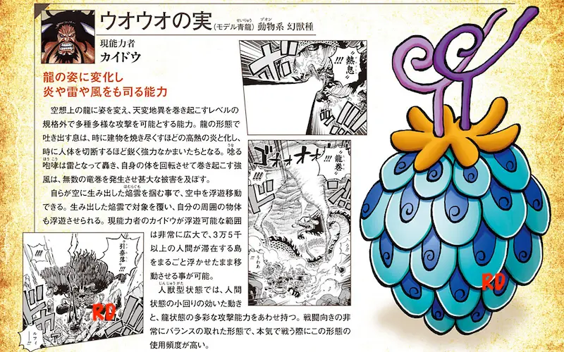 One Piece Brasil on X: A próxima edição da One Piece Magazine também  revelou o modelo das Akuma no Mi de Kaido e Yamato. • Uo Uo no Mi Modelo:  Seiryū; •