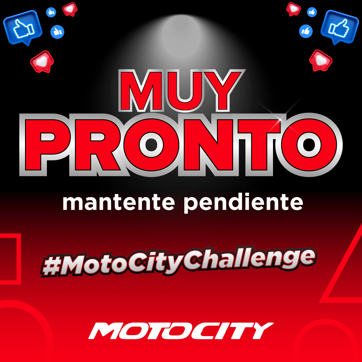 motocitysv's tweet photo. 🚨 MUY PRONTO 🚨

‼️Se viene el #MotoCityChallenge ‼️ 😱 ¿Quiéres saber más? 

Mantente pendiente de nuestras redes sociales. 😎🤙

#MotoCityChallenge #ElSalvador #Viral #MotoCityElsalvador #MotosKatana #MotosDayun https://t.co/O7riofirAr