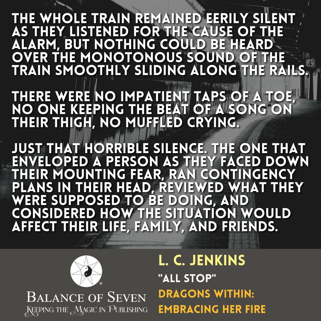 BalanceofSeven's tweet photo. Take a look at a teaser from L. C. Jenkins's "All Stop," in Dragons Within: Embracing Her Fire!
#Snippet #DebutAuthor #AllStop #DragonBook https://t.co/UyjnBEACY7