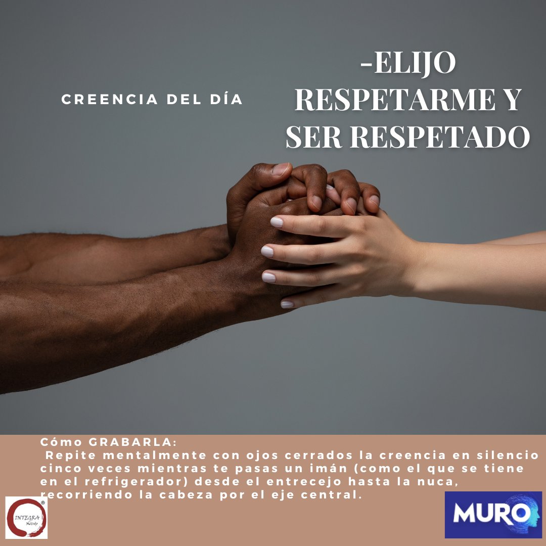 CoachMuro's tweet photo. Tus #creencias #determinan los #resultados de tu #vida #grabate #creenciaspoderosas Comparto la #creencia del #dia del programa #transfórmate te invito a #grabarla en tu #subconsciente Si #ayuda #contactame aquí https: // https://t.co/Ocm9bw5HeW #felizdia https://t.co/tPOHTWDOCr