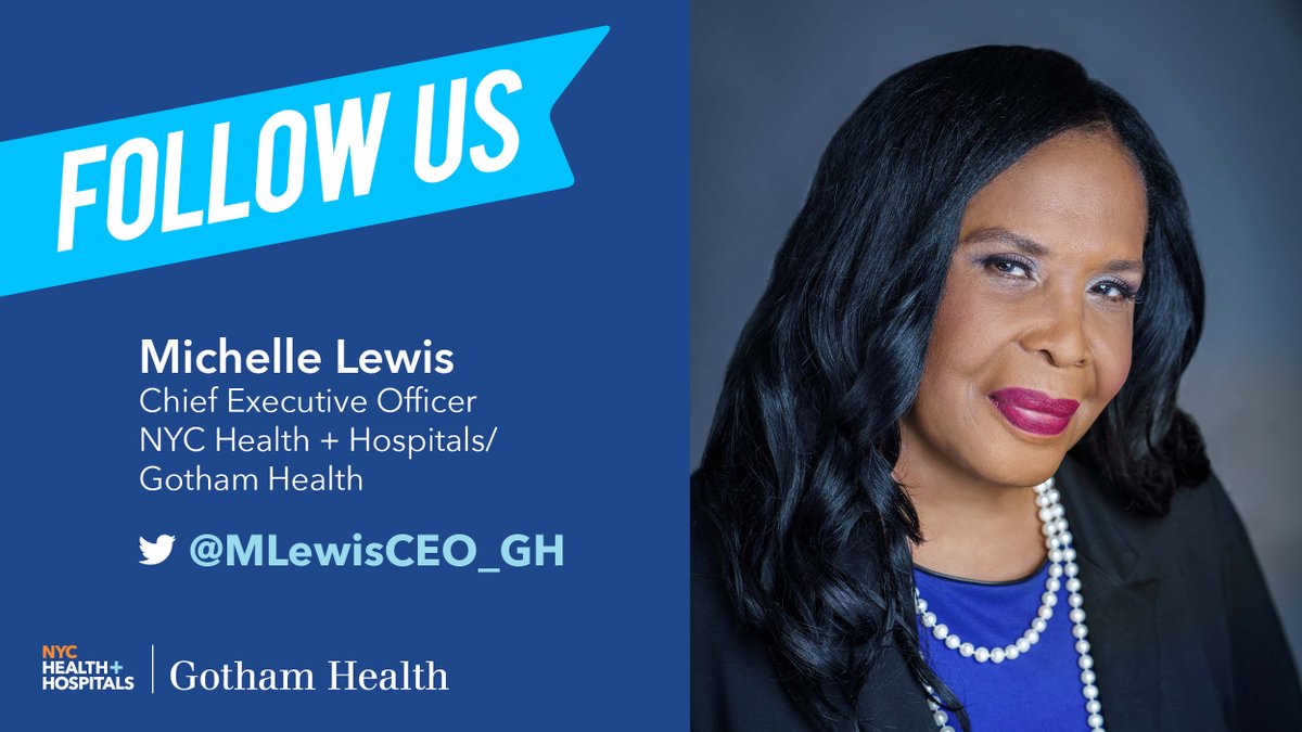 NYC Health + Hospitals/Gotham Health (@nycgothamhealth) on Twitter photo The <a href="/NYCGothamHealth/">NYC Health + Hospitals/Gotham Health</a> CEO is on Twitter! Follow Michelle Lewis <a href="/MLewisCEO_GH/">Michelle Lewis</a> for all the latest updates about what's going at #GothamHealth. The <a href="/NYCGothamHealth/">NYC Health + Hospitals/Gotham Health</a> CEO is on Twitter! Follow Michelle Lewis <a href="/MLewisCEO_GH/">Michelle Lewis</a> for all the latest updates about what's going at #GothamHealth.