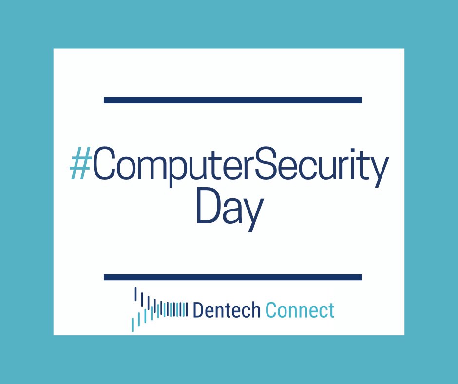 Today is National #ComputerSecurityDay. A day to raise awareness about cyber security issues, and to remind us about maintaining online security. 

<a href="/DentechIT/">Dentech IT</a> posted this great blog on how to stay safe online:

ow.ly/buMW50GRLjL

#computersecurityday2021 #cycbersecurity