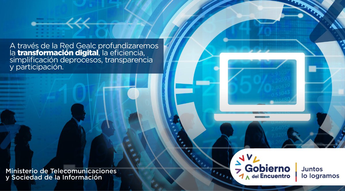 Telecom_Ec's tweet photo. BUENAS NOTICIAS | Ecuador fue designado para presidir el Comité Ejecutivo @redgealc para el año 2022. Seguimos liderando acciones regionales para implementar un Gobierno Electrónico transparente, participativo e inclusivo.

#JuntosLoLogramos @vmaino https://t.co/q11y2tpoPN