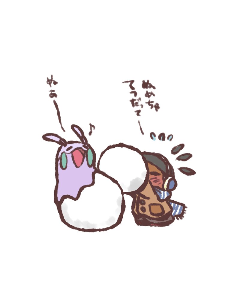 sankauo0's tweet photo. ついきゃすお題で雪だるまを作るちみすとーむです٩( 'ω' )و https://t.co/nrlanZEKJl