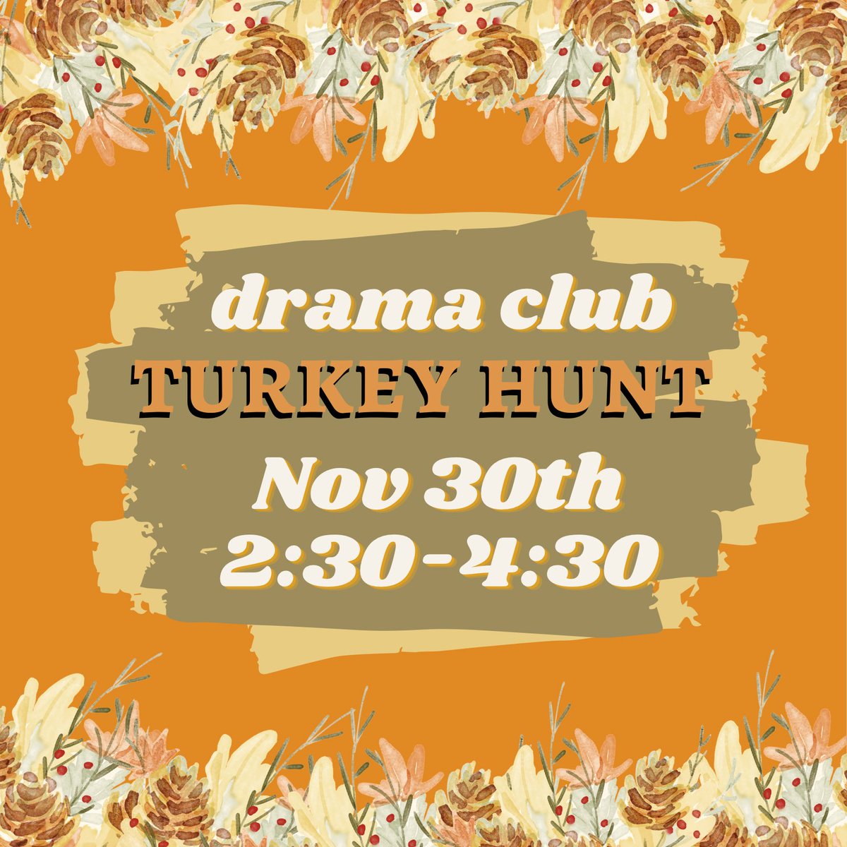 LancerDrama's tweet photo. TODAY!!! join us in the black box after school for a fun holiday social!! https://t.co/62hRbsrsxy