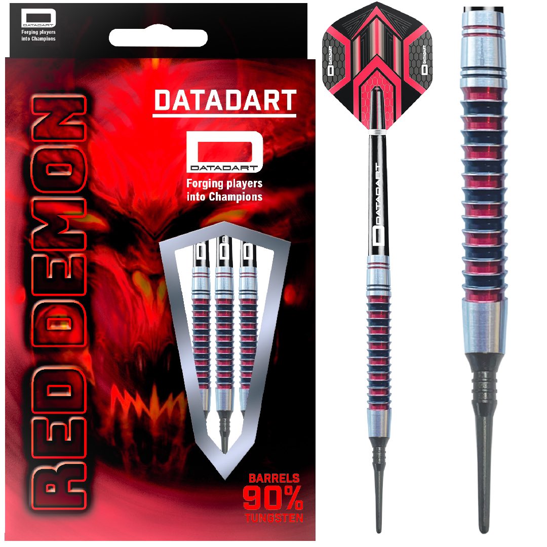 Datadart_'s tweet photo. ⭐️New Datadart Red Demon steel and soft tip⭐️ https://t.co/TsQUSgTQ73