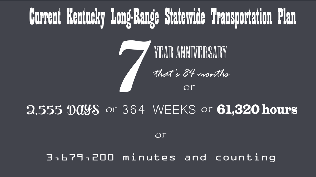 BluegrassADD's tweet photo. @KYTC  We update Kentucky’s Long-Range Statewide Transportation Plan about every seven years to address our state’s rapidly changing transportation needs. Be a part of the process by visiting https://t.co/atAeOC4UIS and participating in our survey. https://t.co/mY4hCr7PLy