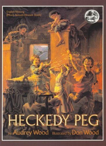 Today is a great day to share some favorite books from childhood. Here's mine: Heckedy Peg. It's a book about a witch who turns 7 siblings into her dinner, but they are saved just in time by their quick witted mother. What is your favorite book from childhood?