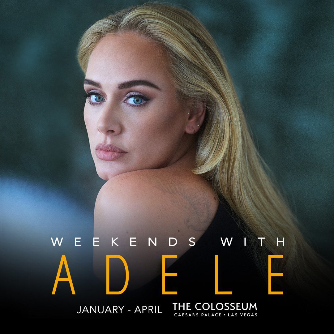 adeledailynet's tweet image. Adele announces her exclusive Las Vegas residency, “Weekends With Adele”, beginning January 21. 

— Presale tickets will be available next week and registration using Ticketmaster Verified Fan is open now.