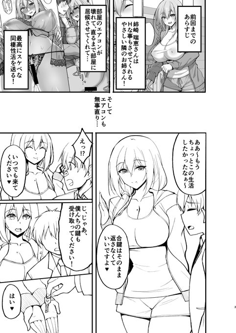 隣のお姉さんに合い鍵渡したら睡眠姦されちゃってた♥ 