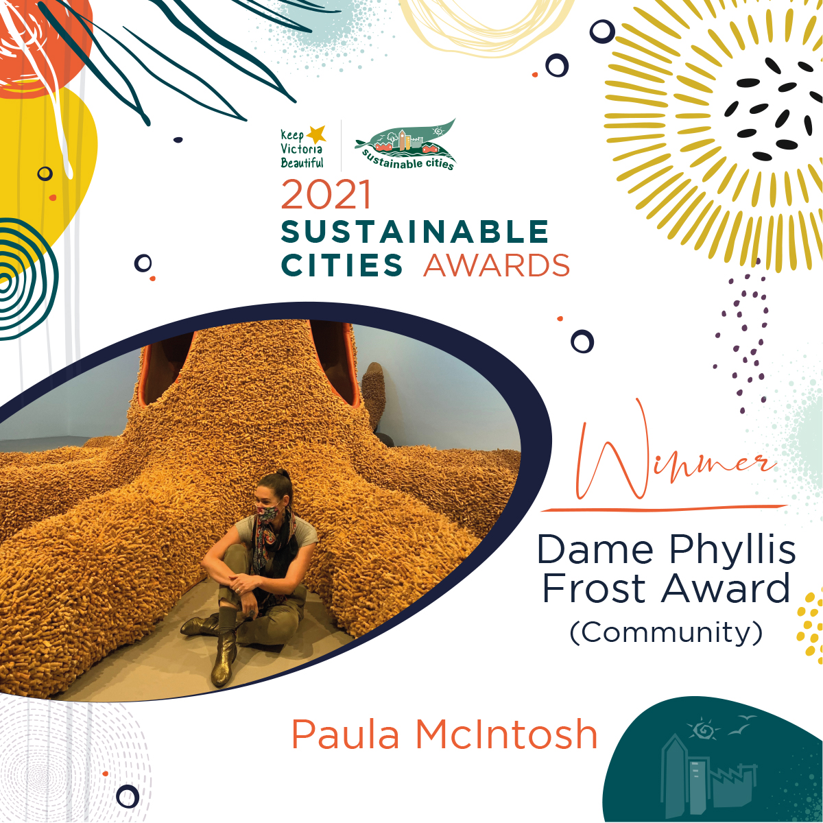 The recipient of the #KeepVictoriaBeautiful Dame Phyllis Frost Award is Paula McIntosh
<a href="/MGC_Achieve/">MGC</a> <a href="/YarraCouncil/">Yarra City Council</a> 
<a href="/theheraldsun/">Herald Sun</a> <a href="/theage/">The Age</a> 
<a href="/baysideleader/">Bayside Leader</a> <a href="/abcnews/">ABC News</a> 
<a href="/9NewsMelb/">9News Melbourne</a> 
<a href="/7NewsMelbourne/">7NEWS Melbourne</a> 
<a href="/TenNewsMelb/">10 News First Melbourne</a>