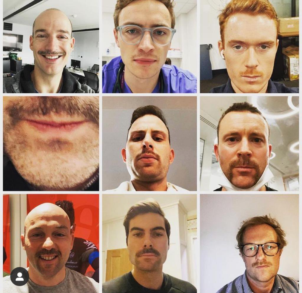 Our wonderful Movember supporters raising much needed funds for <a href="/LToddFoundation/">Laurie Todd Foundation</a> @MaundyT <a href="/KHFTCharity/">Kingston Hospital Charity</a>