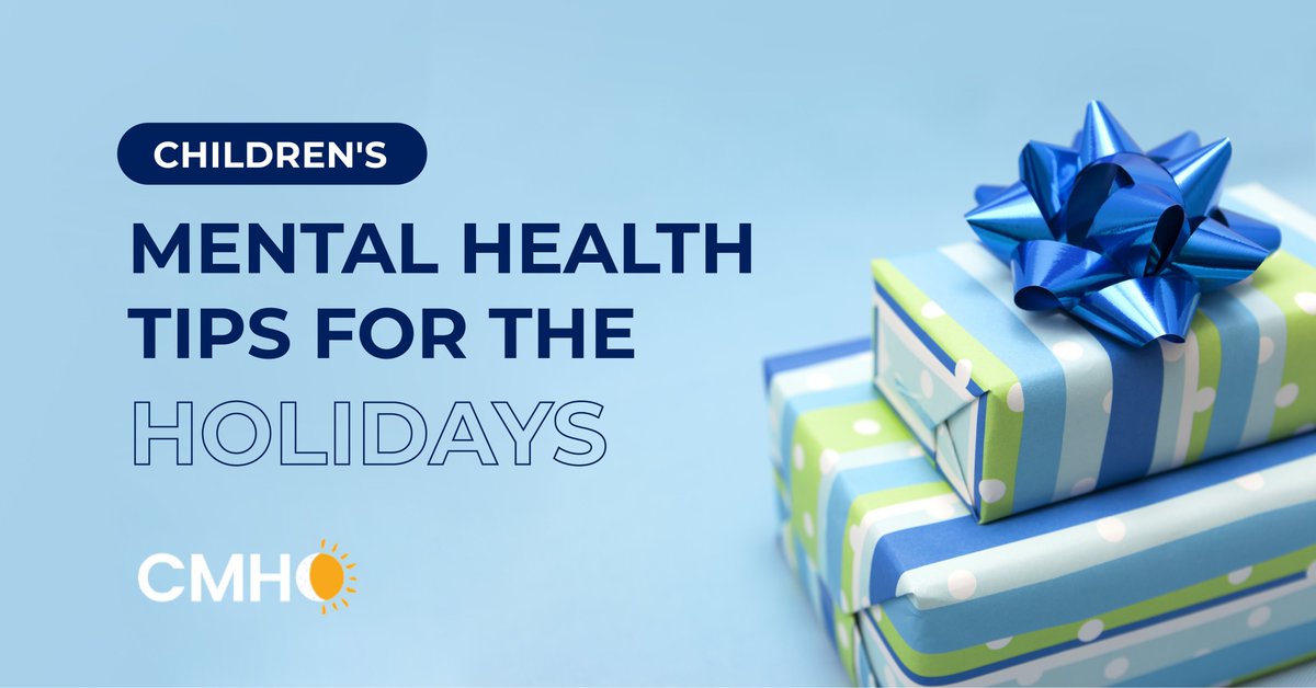 When your child is struggling with mental health challenges, the holidays are not always easy. Read our expert tips to help your family through the holiday season. #KidsCantWait family.cmho.org/mental-health-…