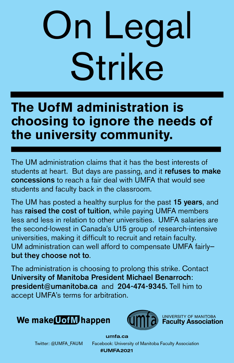 UofM Faculty Assoc. tweet media