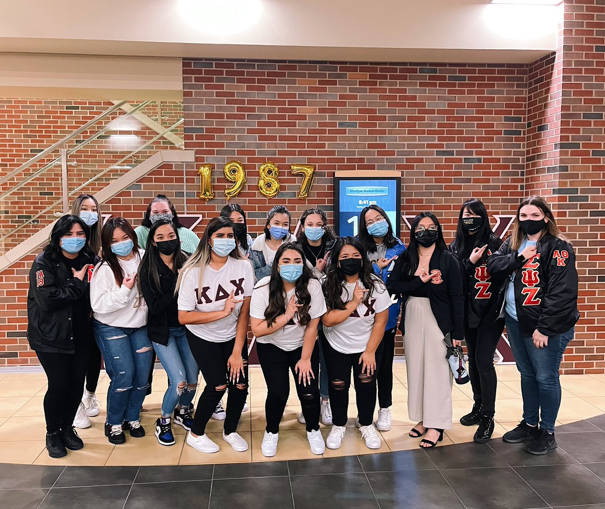 Congratulations to the Alpha Alpha Chapter of Kappa Delta Chi Sorority, Inc. on your 3 newest members of Fall 2021 Las Lindas Lambda Class. Welcome to Greek life ladies. We’re excited to have you in our Greek community 🐧❤️💖 <a href="/kdchiwichita/">kdchiwichita</a>