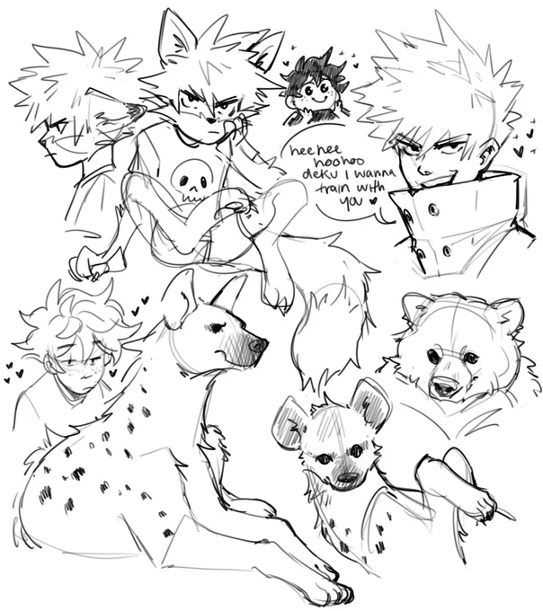 some lil sketches also blackwhip is so funky to draw 