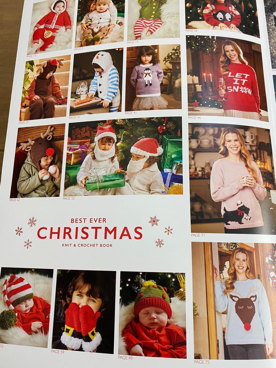 GaffaUtd's tweet photo. Sirdar’s ‘Best Ever Christmas’ book now in stock. Over 65 festive patterns to knit and crochet. Only £10! Pop in and pick a copy or message T T Yarncraft for delivery / postage. 💕🧶 🧑‍🎄#ttyarncraft #christmasknittingpatterns #knitting https://t.co/ih4oODPJNW