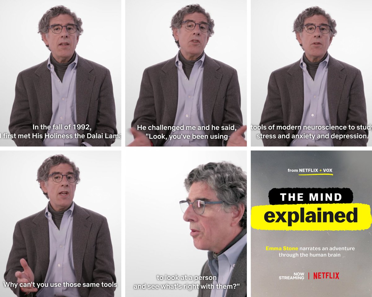 We are looking forward to watching the new season of The Mind Explained on @netflix! Our Founder Dr. Richard Davidson was featured in Season 1 E4 on meditation and mindfulness – a worthy watch, especially now. 🧠 #themindexplained #themindexplainednetflix #netflix #meditation