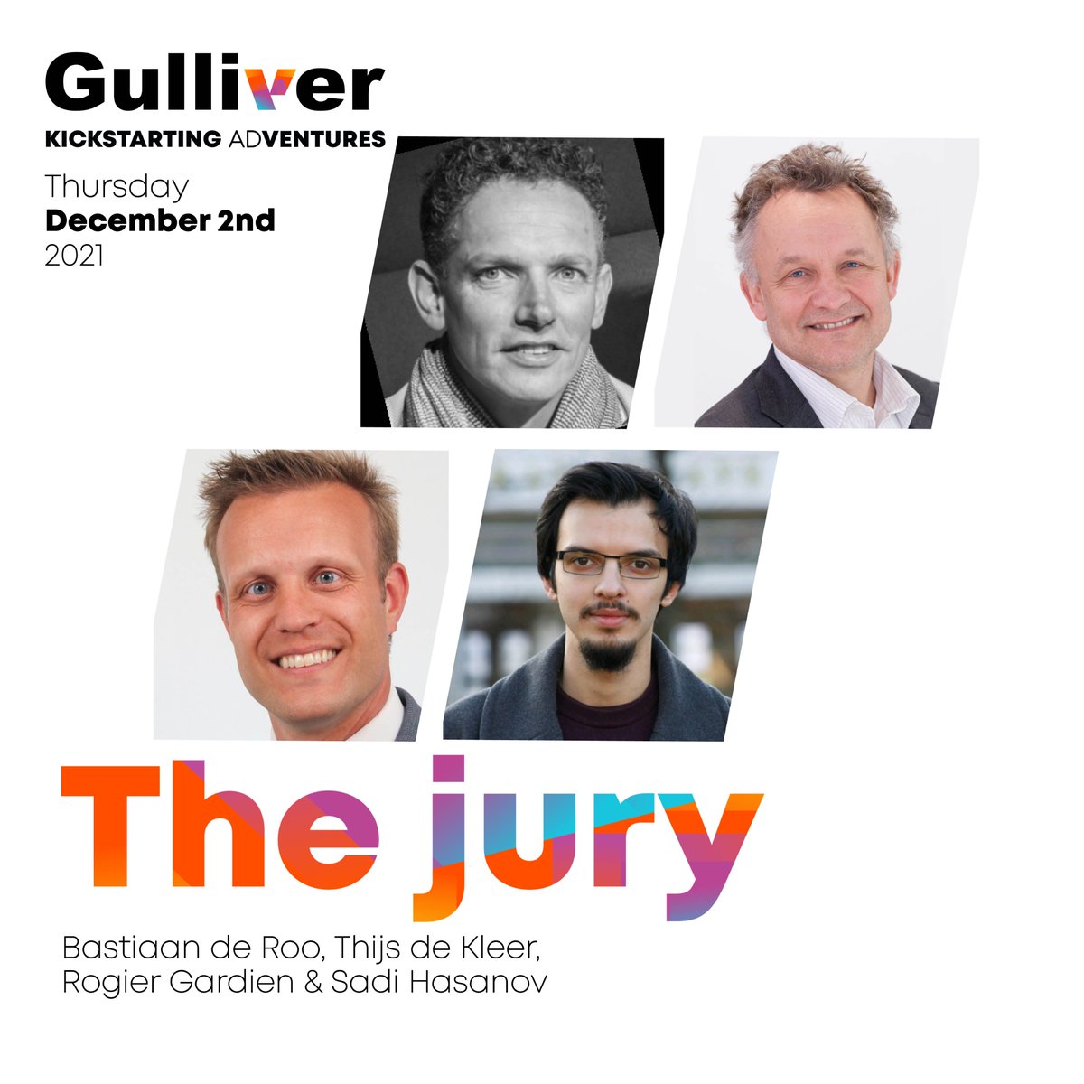 Gulliver (@gulliverleiden) on Twitter photo Thursday the out final will take place by means of a livestream. The jury consists of <a href="/bastiaanderoo/">Bastiaan de Roo</a> from <a href="/PLNT_Leiden/">PLNT Leiden</a> Thijs de Kleer, Rogier Gardien from <a href="/Rabobank/">Rabobank</a> , and Sadi Hasanov.
You are invited to join via: twitch.tv/stichtinggulli…. Thursday the out final will take place by means of a livestream. The jury consists of <a href="/bastiaanderoo/">Bastiaan de Roo</a> from <a href="/PLNT_Leiden/">PLNT Leiden</a> Thijs de Kleer, Rogier Gardien from <a href="/Rabobank/">Rabobank</a> , and Sadi Hasanov.
You are invited to join via: twitch.tv/stichtinggulli….