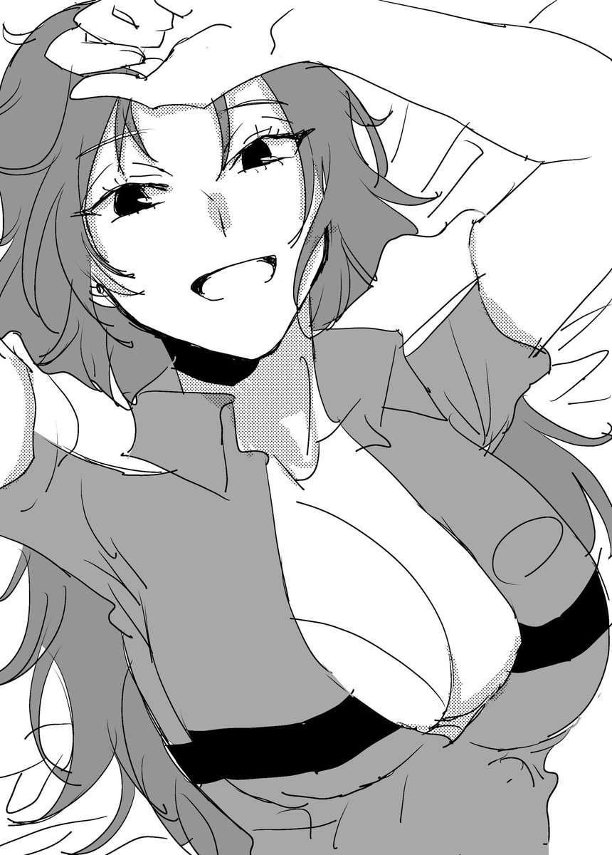 フォロワーさんのおばけさまのお宅の巨乳ユキムラちゃんです…💕本家さまの巨乳ユキムラちゃんめっちゃ可愛いので…描きたくなって描きました☺️💕 