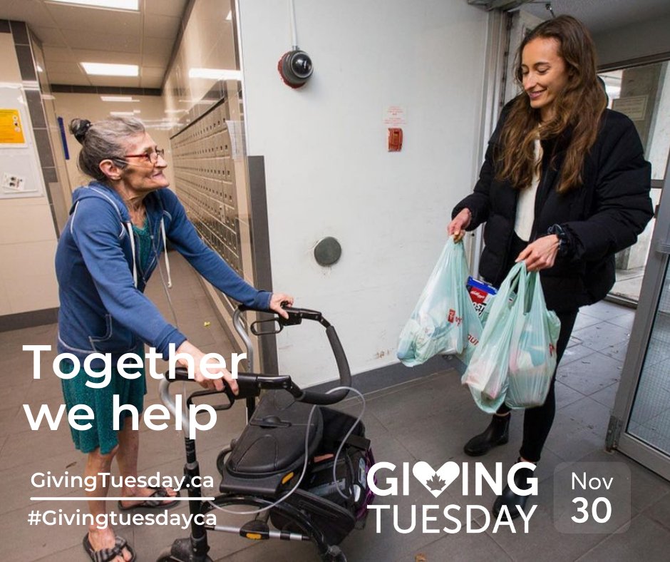 Today is #GivingTuesdayCA - a day when charities, companies and people across the globe join together and support people in need. At TNG, your generosity helps the most vulerable people in Toronto. Be part of the global movement and donate today: ow.ly/Unv450GZxAM