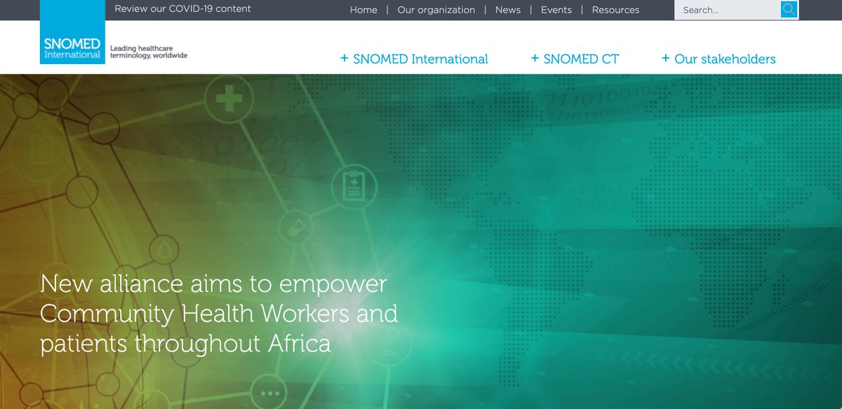 SNOMED International (@snomedct) on Twitter photo Exciting news! @snomedct and The Sovereignty Network are working together to address child and maternity health in Africa through Sovereignty’s “Ejo Health” #SNOMEDCT encoded application. More here: bit.ly/3I2TbIe <a href="/HamishMacD/">Hamish MacDonald</a> Exciting news! @snomedct and The Sovereignty Network are working together to address child and maternity health in Africa through Sovereignty’s “Ejo Health” #SNOMEDCT encoded application. More here: bit.ly/3I2TbIe <a href="/HamishMacD/">Hamish MacDonald</a>