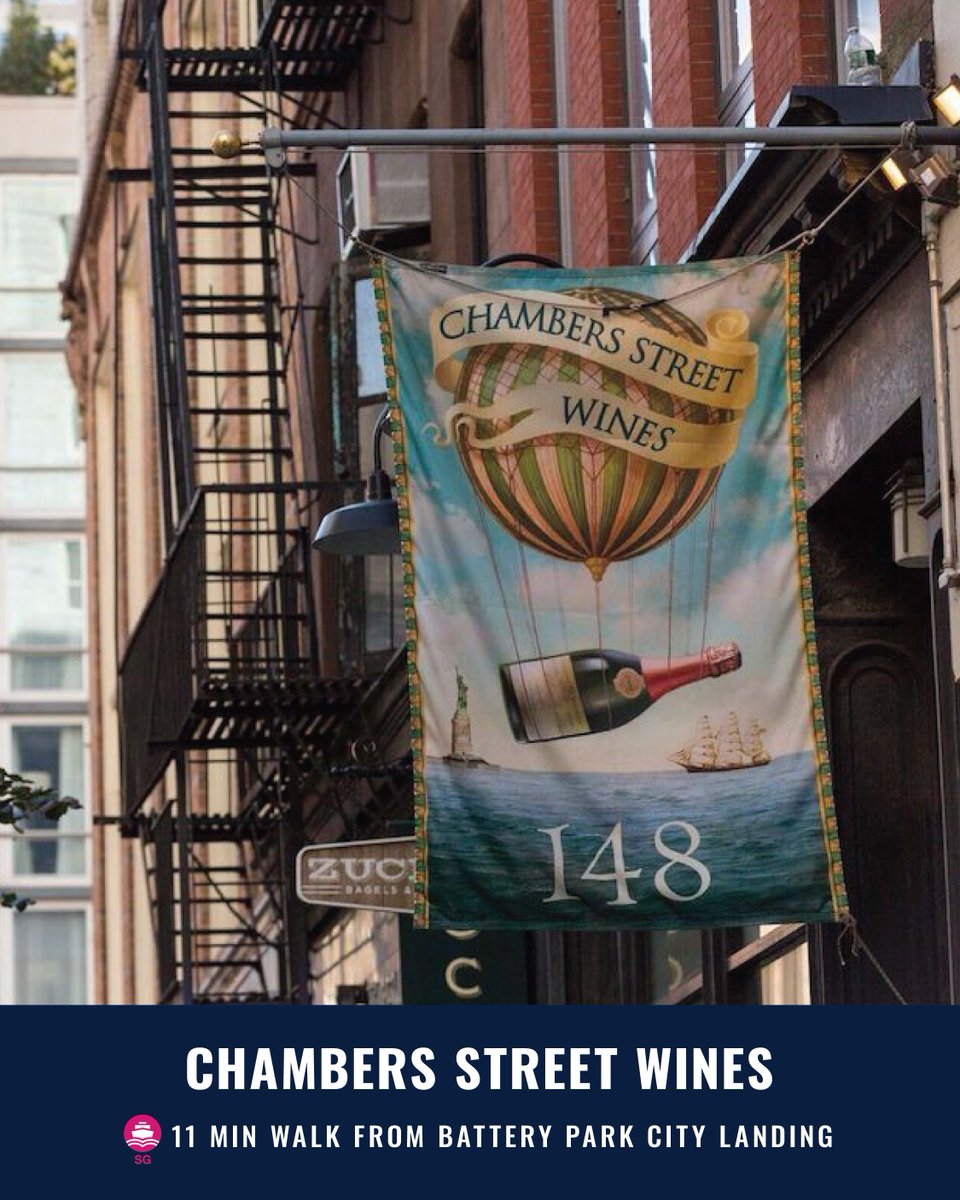 NYCferry's tweet photo. Chambers Street Wines is a small wine shop known for its wide selection of rare natural & small batch vintages, the perfect stop before upcoming holiday parties! 🍷
Head to https://t.co/y6mxiNrAFP to #ShopSmall this holiday season!
#FerryFall #ShopLocal #SmallBusiness https://t.co/HLsPhCimdN