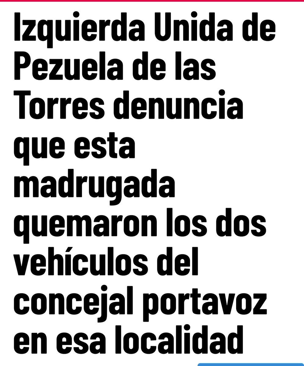 Masara48810945's tweet photo. Madrugada martes 30N
Atentado contra el portavoz de IU en Pezuela de Las Torres, Juan Balado, a escasos metros de su vivienda.
¡TERRIBLE!
#YoCondeno y #NiUnPasoAtrás ✊
Todo mi apoyo a Balado #IUPezuela https://t.co/hjqFbCG0zA