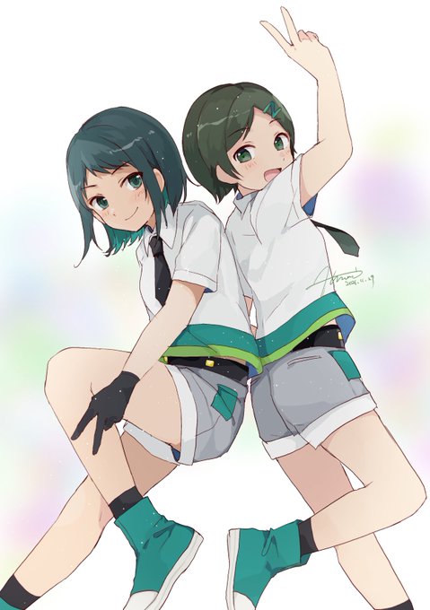 #今月描いた絵を晒そう
11月のガールズです 