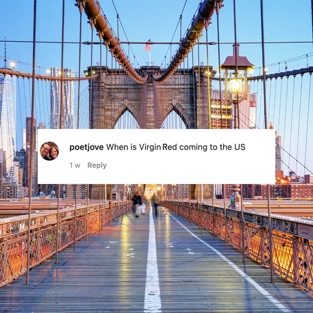 VirginRed's tweet photo. You asked and we listened...

Today marks the start of the journey as Virgin Red has landed in the USA 🇺🇸
Exciting things to come, follow @VirginRedUS for more 👀🎉 https://t.co/Eg9OAi9AL4