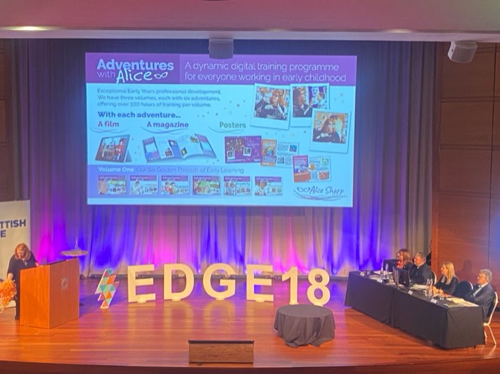 Scottish EDGE (@scottishedge) on Twitter photo An engaging pitch for the #EDGE18 judges from <a href="/alicesharp66/">alice sharp</a>, Adventures with Alice. Creating exceptional early years materials for childcare professionals An engaging pitch for the #EDGE18 judges from <a href="/alicesharp66/">alice sharp</a>, Adventures with Alice. Creating exceptional early years materials for childcare professionals