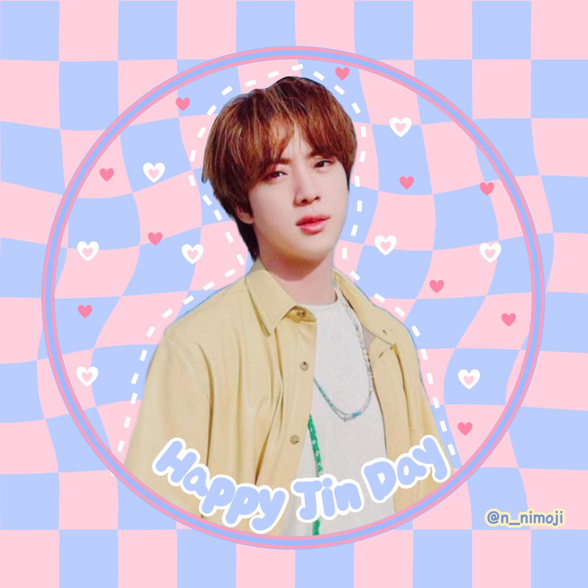 n_nimoji's tweet photo. ดิสพี่จินงับ🥰 ใครสนใจนำไปตั้งได้เลยนะงับ😁😁
#HAPPYJINDAY #KimSeokjin https://t.co/6Va9A8pdX5