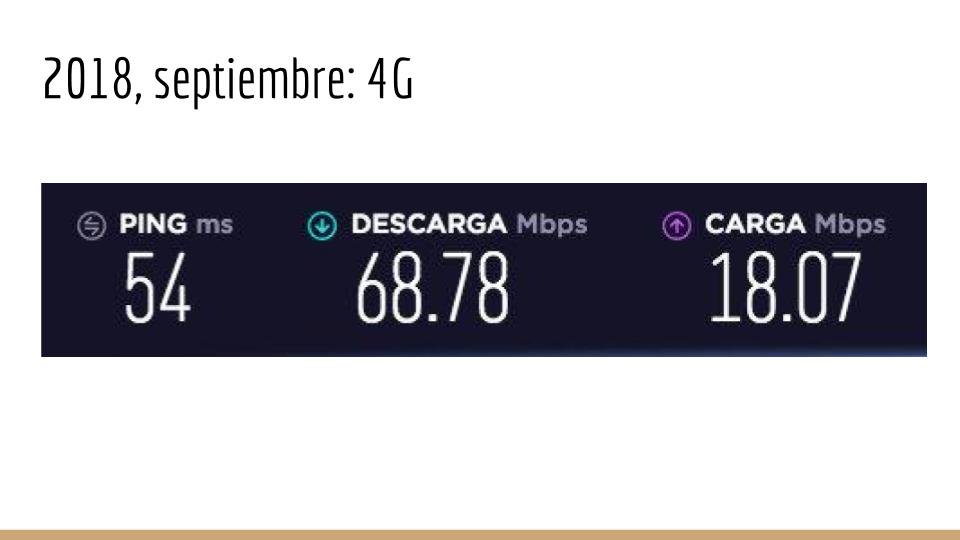 torreznoconf's tweet photo. @tinproject Tenemos un hermosísimo 4G ;) Esto en 2018, ahora es más rápido (he tenido que salir unos días y no estoy en el pueblo, así que no tengo datos actuales). La fibra óptica se ha quedado a 16km, al otro lado de la raya (en Aragón y no Castilla) https://t.co/nHylYnZuro