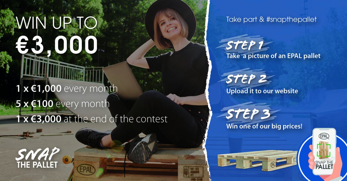 logistikengel's tweet photo. Snap the pallet - and win! https://t.co/GeEep9v2Qu #snapthepallet #photocontest #competition #epal #pallet #thepalletsystem #photography https://t.co/9v5BbMxACT